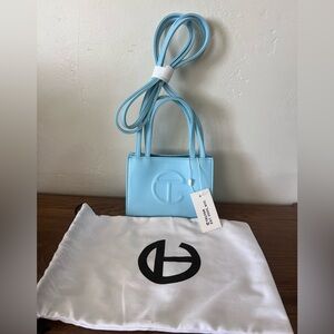 Telfar - Small Pool Blue Shopping Bag w/ tags and dust bag.